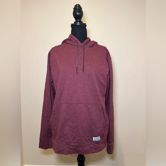 Eddie Bauer Other - Eddie Bauer Men’s dusky red hoodie sweatshirt with large front pocket. Size Med